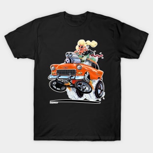 HIGH FIVE'N 1955 Chevy Gasser T-Shirt